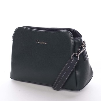 Dámska crossbody kabelka tmavozelená - David Jones Hame