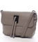 Dámska kožená crossbody kabelka taupe - ItalY Porta